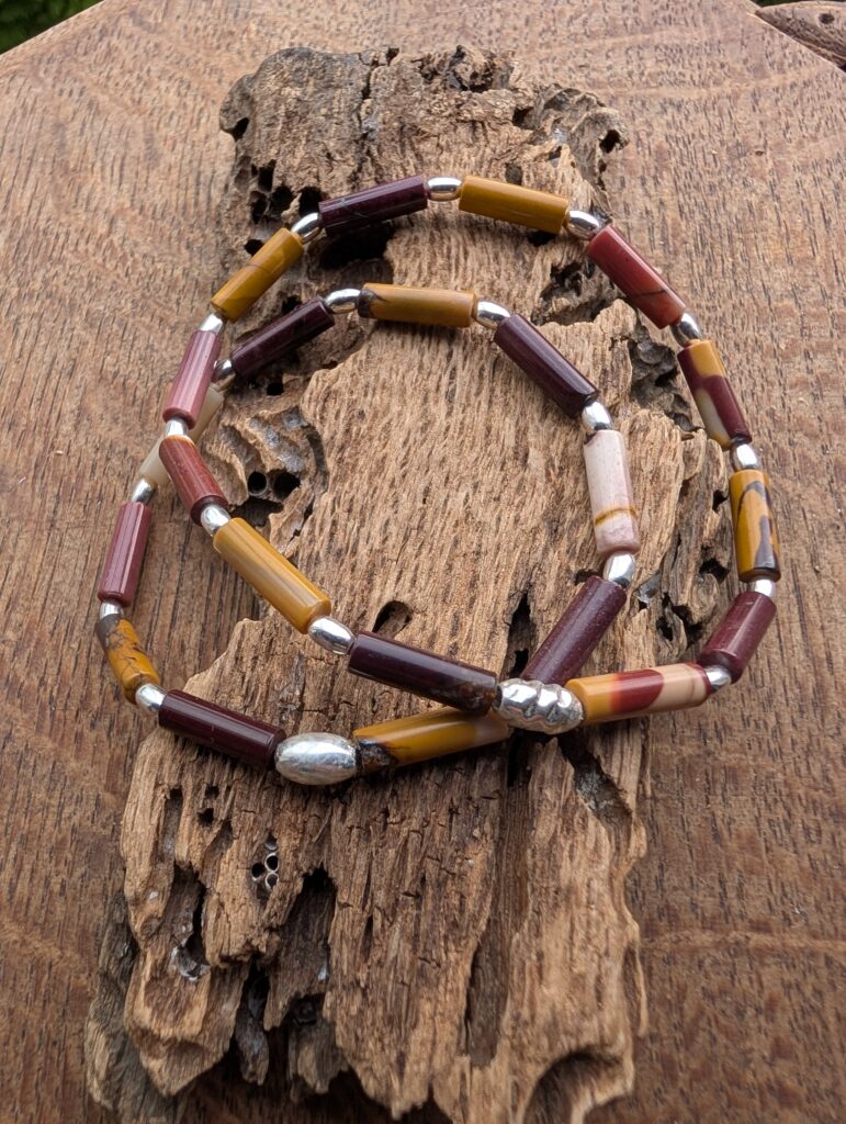 Flow Jasper Jasper - Mookaite Jasper Bracelet Set – His & Hers Edition Flow ...